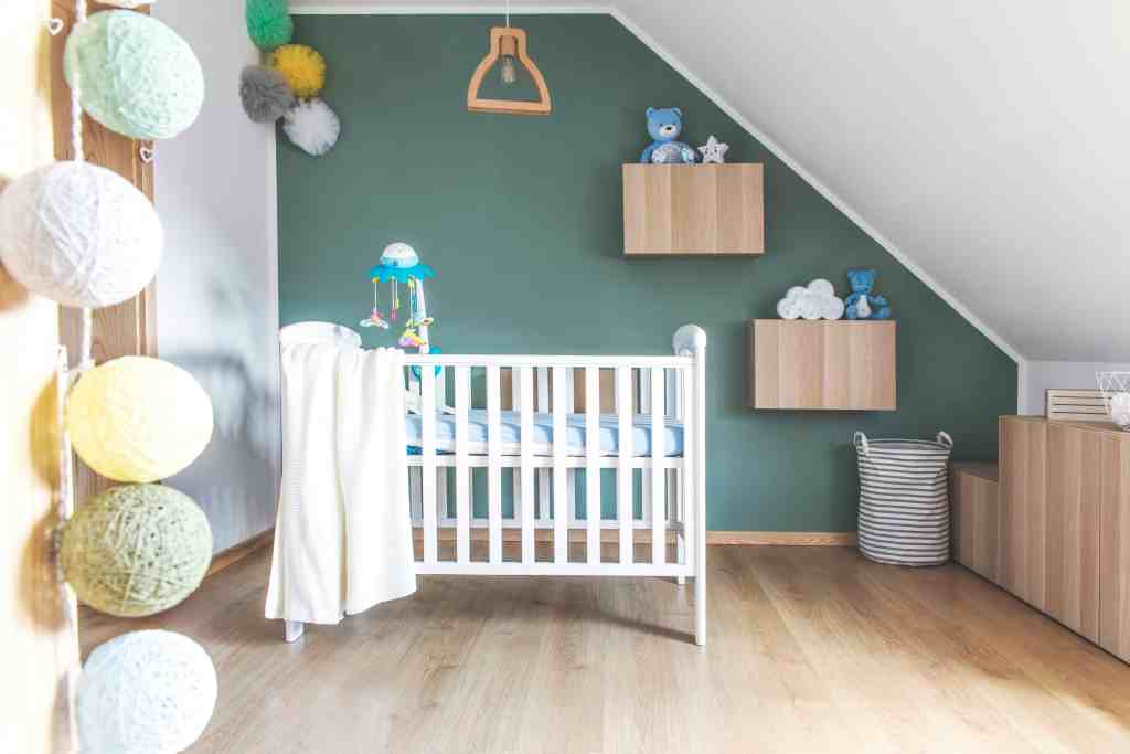 Baby room feature wall ideas clearance